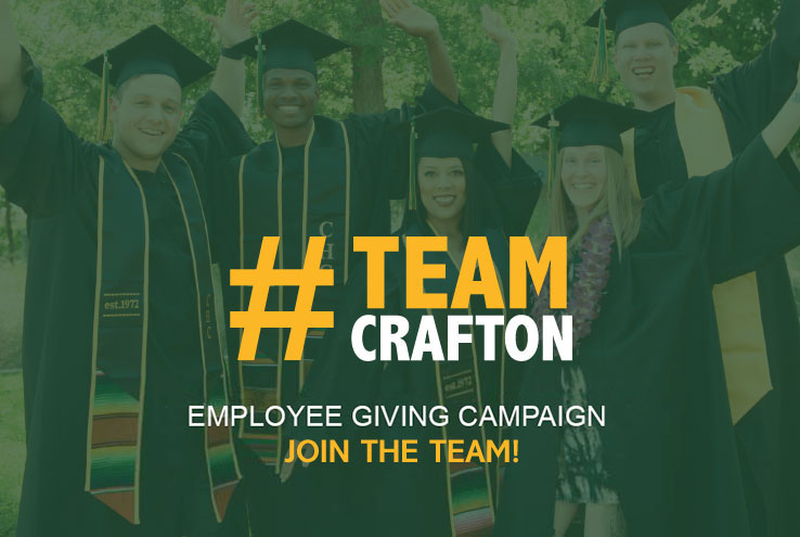 TeamCrafton Employee Giving Campaign. Join the team!