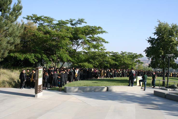 Students at Commencement