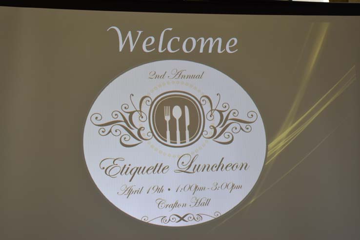 Crafton Hills College hosts the second annual Etiquette Luncheon.