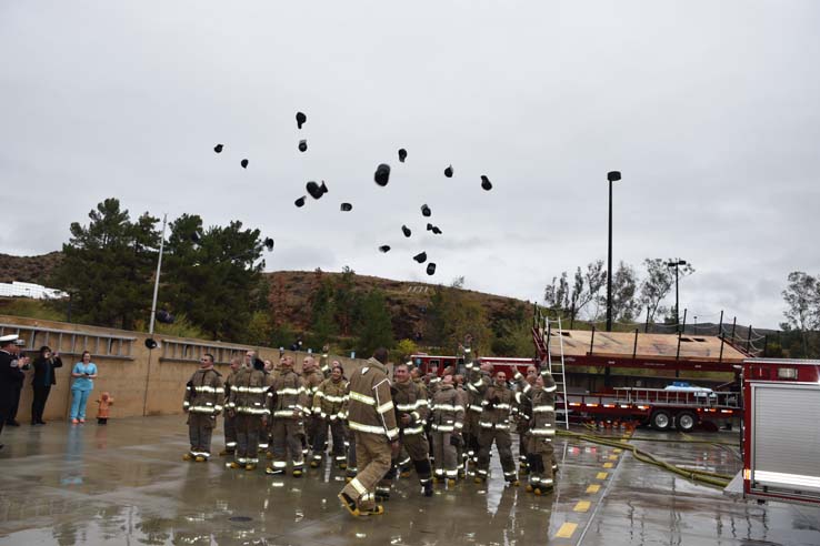 Cadets at the 101st Fire Academy Graduation