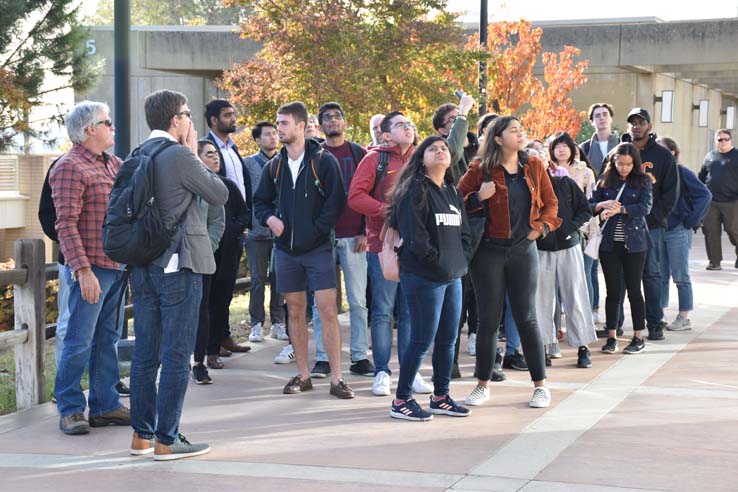 Students during CHC visit