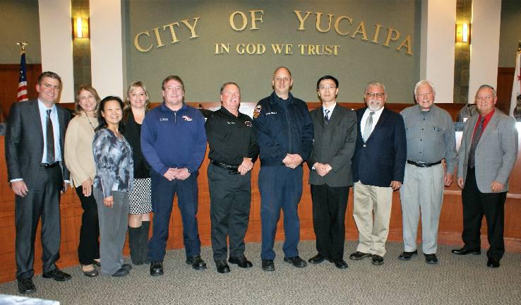 City of Yucaipa donates fire truck to CHC.
