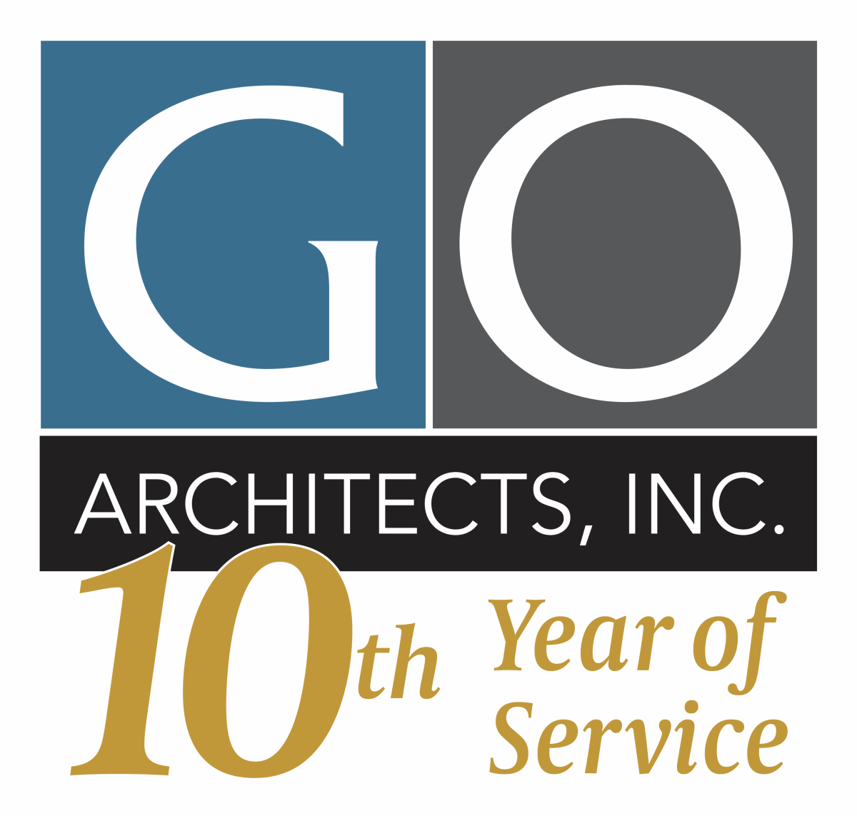 Go Architects, Inc. 10th Year of Service