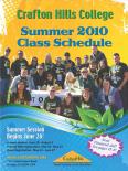 Cover of Summer 2010 Schedule of Classes