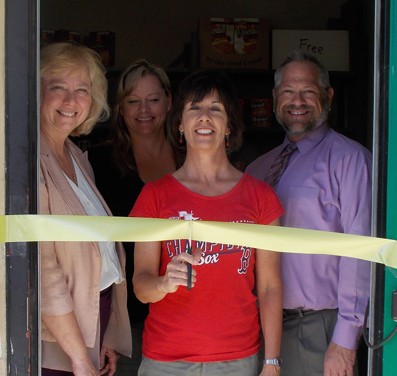 Ribbon cutting at COACH Cupboard.