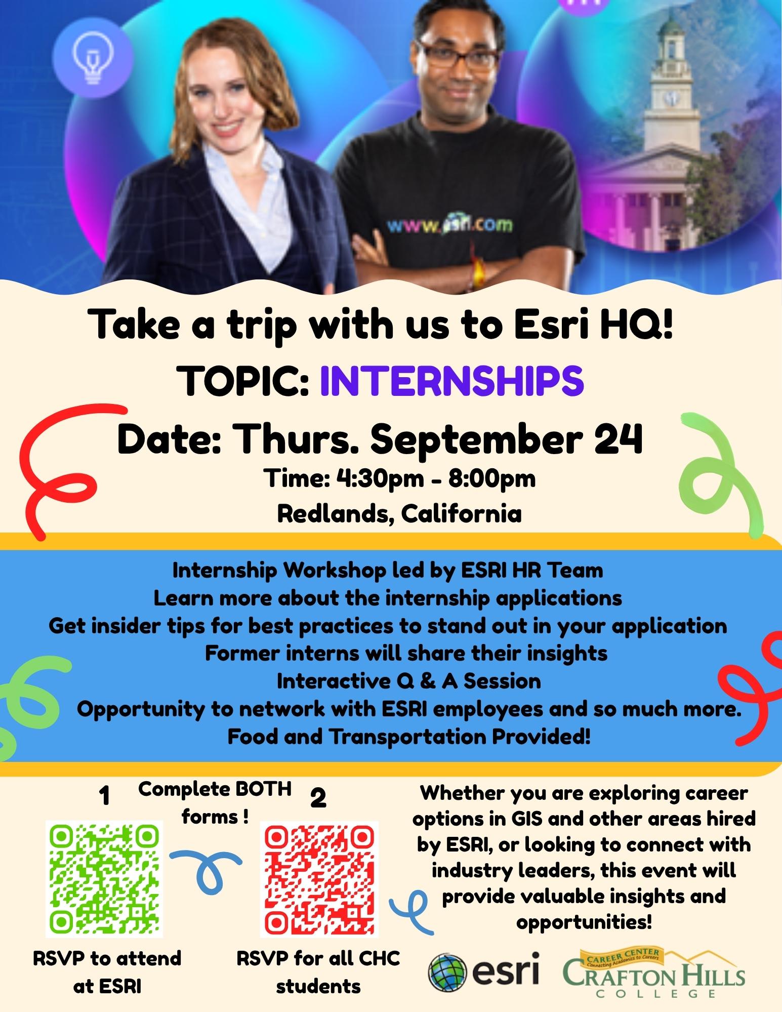 ESRI TRIP Information