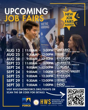 Job Fair Dates in Inland Empire