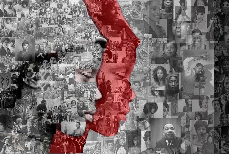 Photos of Black Americans and people of other ethnicities