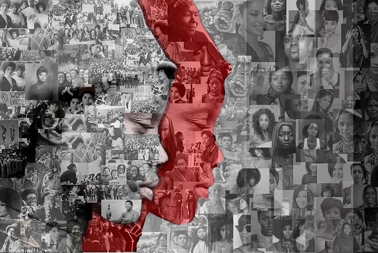 Photos of Black Americans and people of other ethnicities