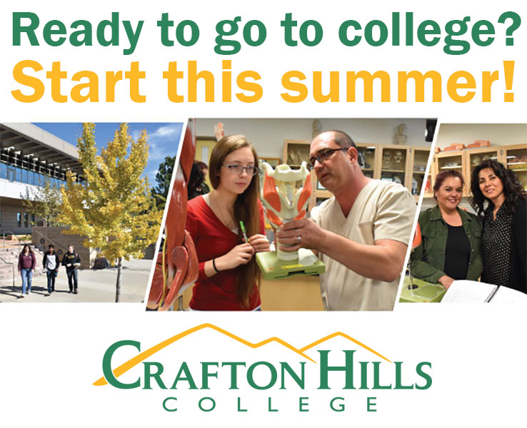 Ready to go to college? Start this summer! Crafton Hills College