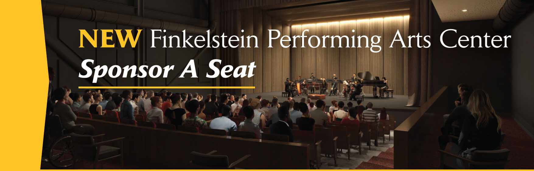New Finkelstein Performing Arts Center Sponsor a Seat