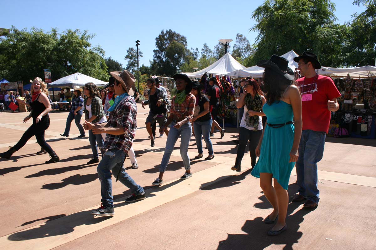 People enjoying Club Rush