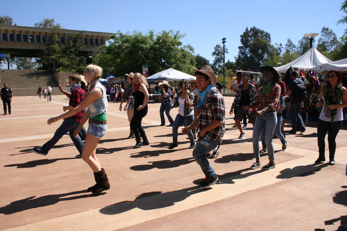People enjoying Club Rush
