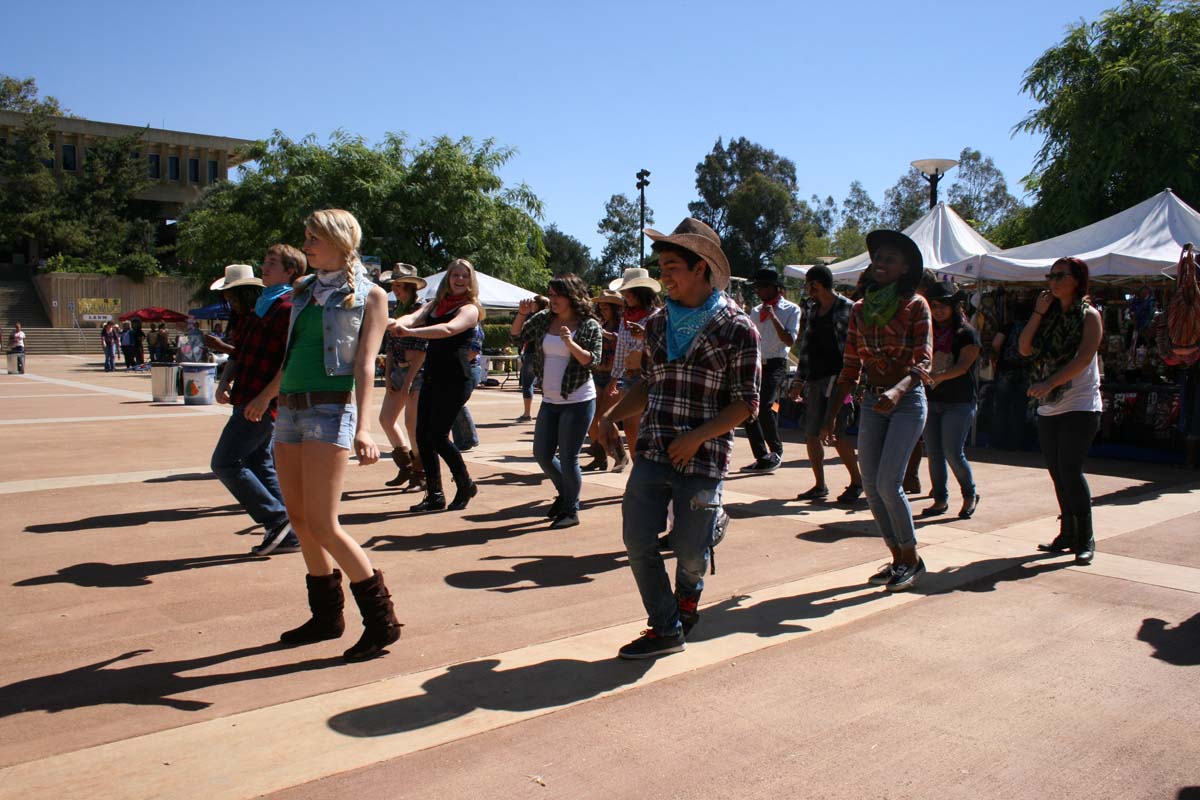 People enjoying Club Rush