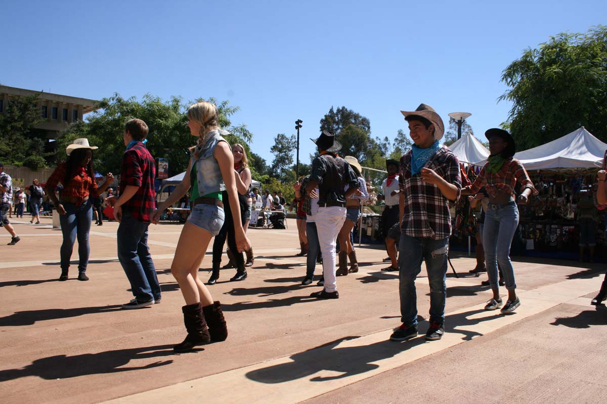 People enjoying Club Rush