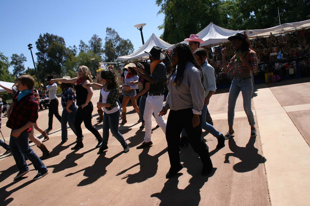 People enjoying Club Rush