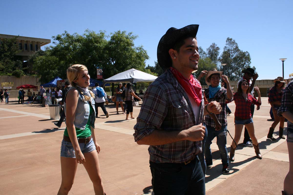People enjoying Club Rush