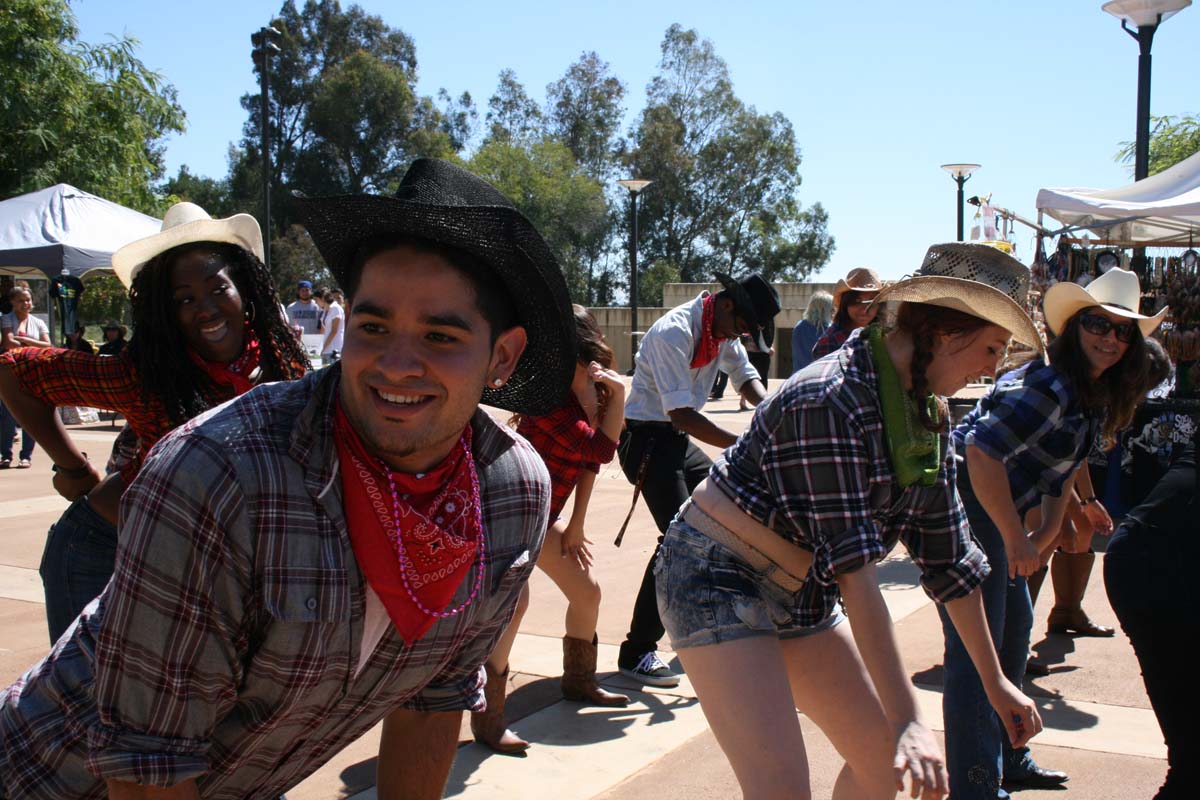 People enjoying Club Rush