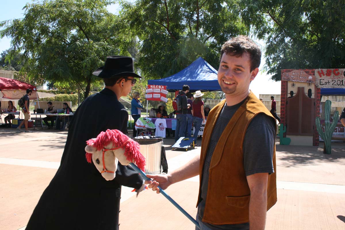 People enjoying Club Rush