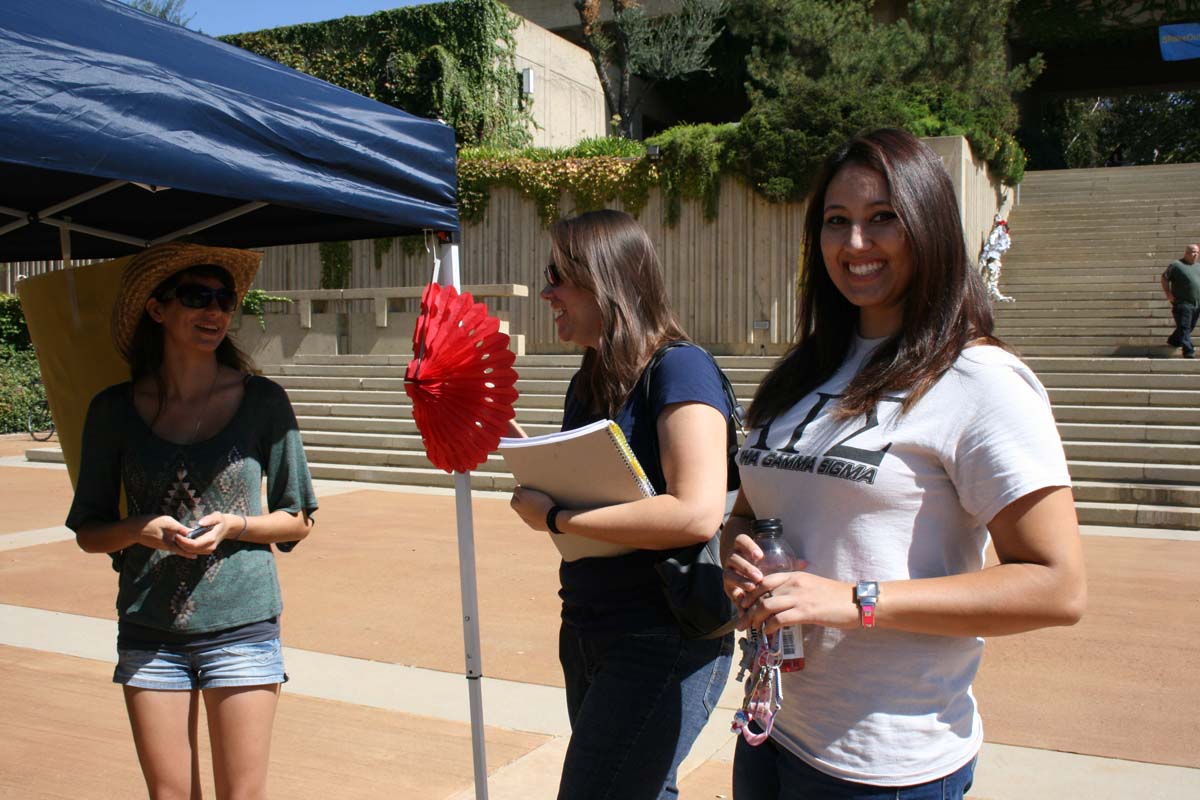 People enjoying Club Rush