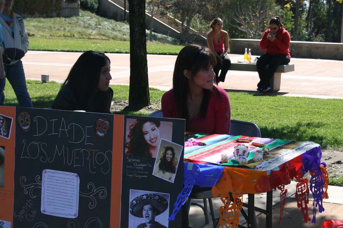 People enjoying Day of the Dead