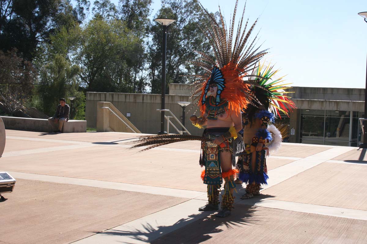People enjoying Day of the Dead