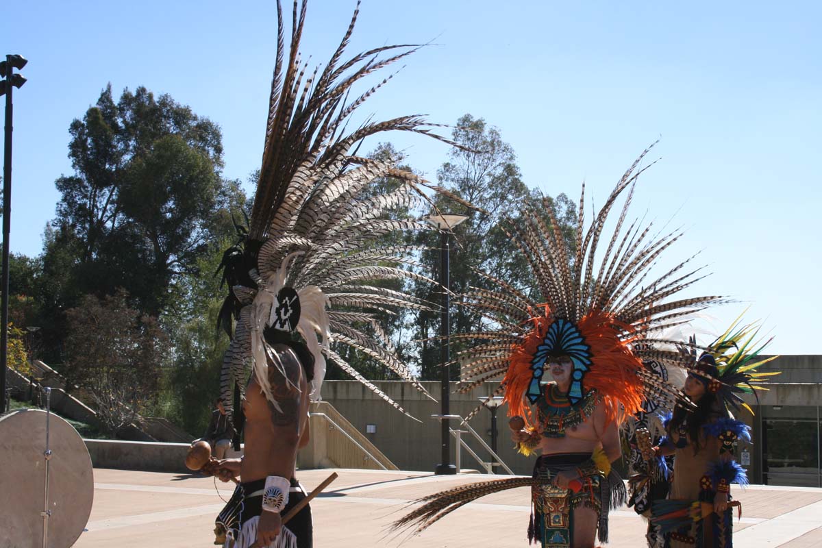 People enjoying Day of the Dead
