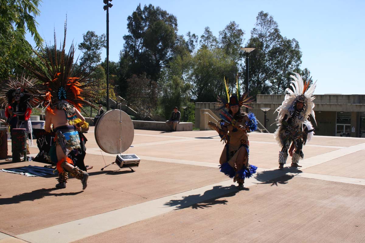 People enjoying Day of the Dead