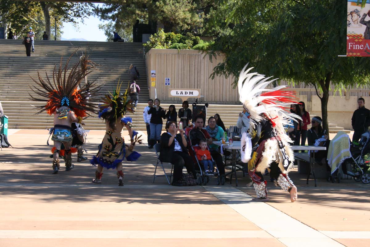 People enjoying Day of the Dead
