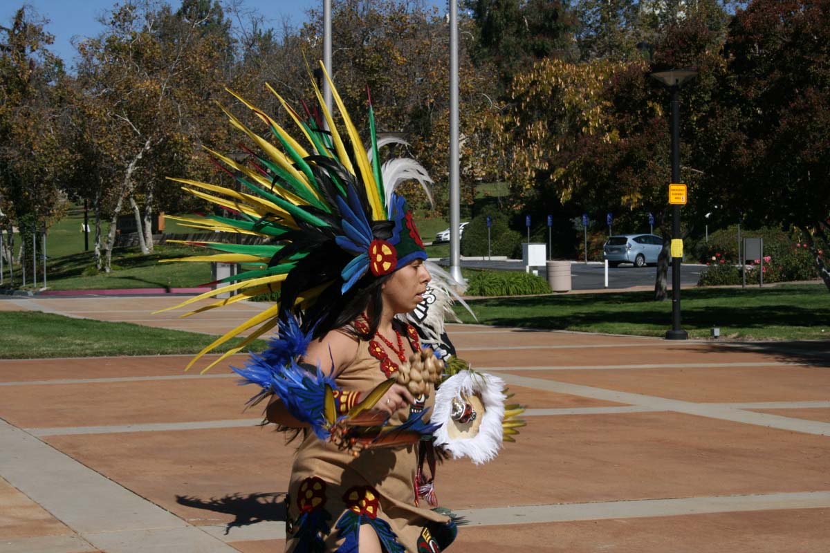 People enjoying Day of the Dead