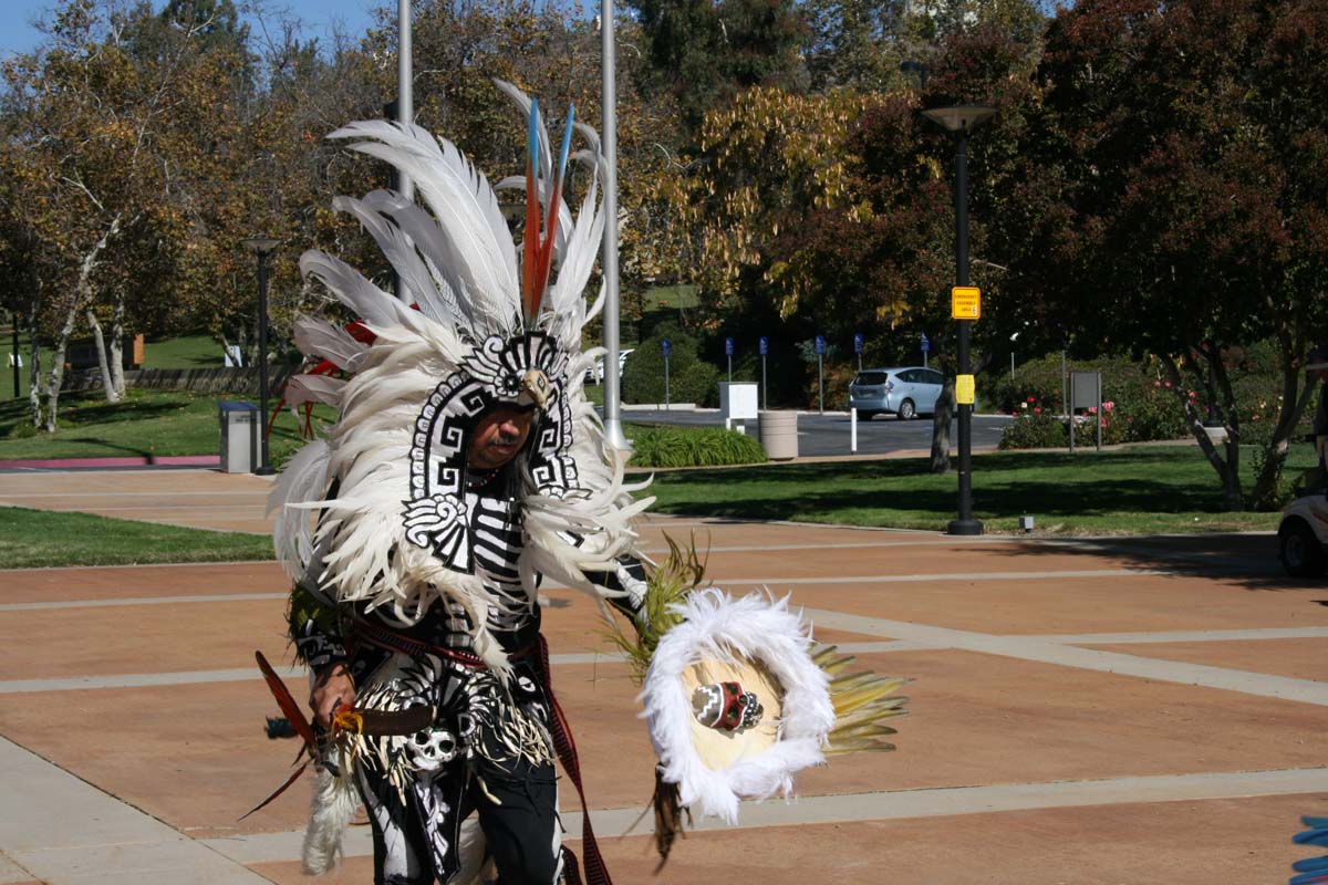 People enjoying Day of the Dead