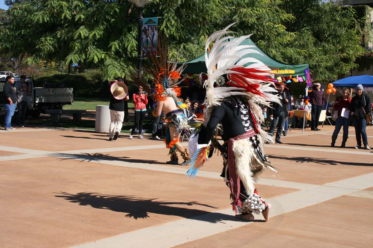 People enjoying Day of the Dead