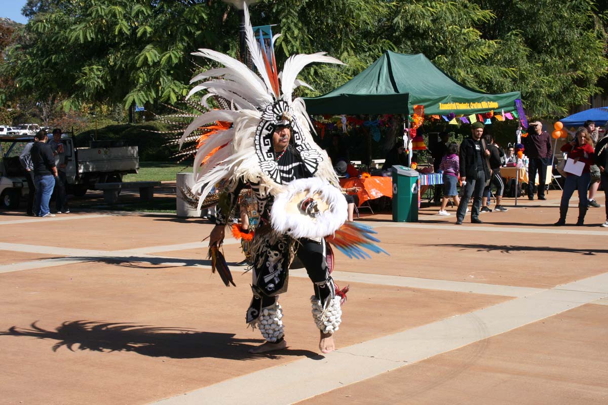 People enjoying Day of the Dead