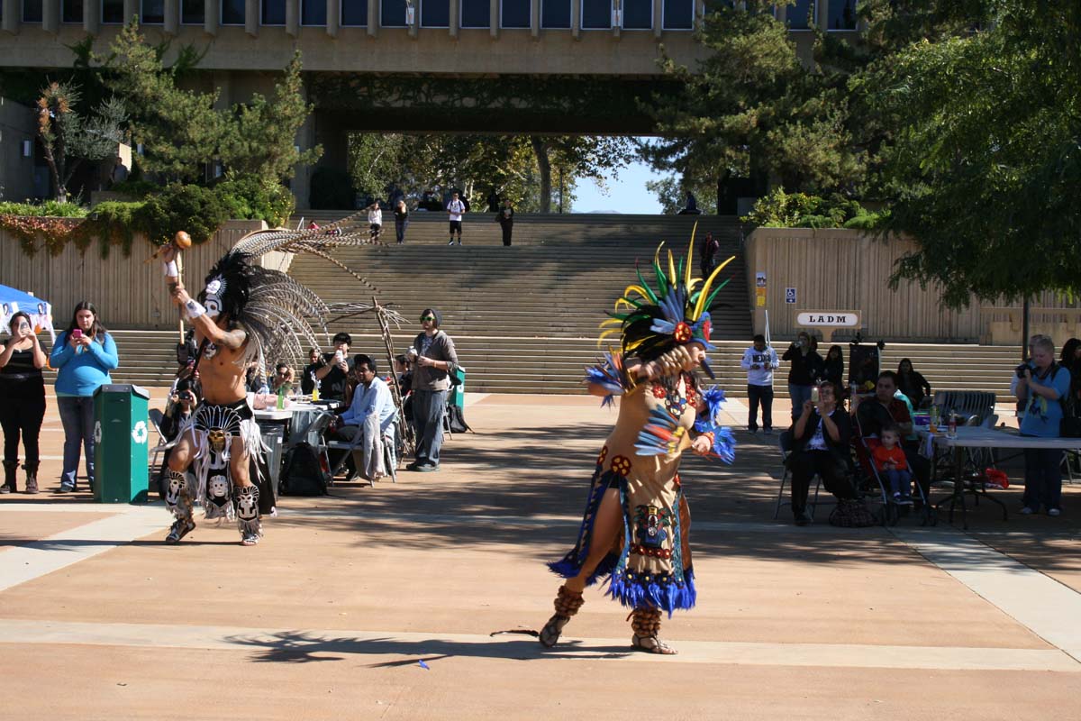 People enjoying Day of the Dead