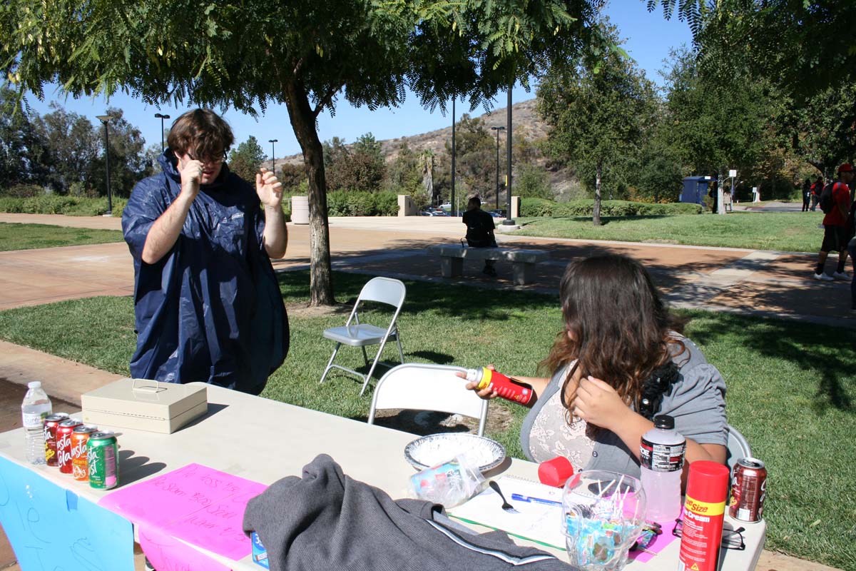 People enjoying Day of the Dead