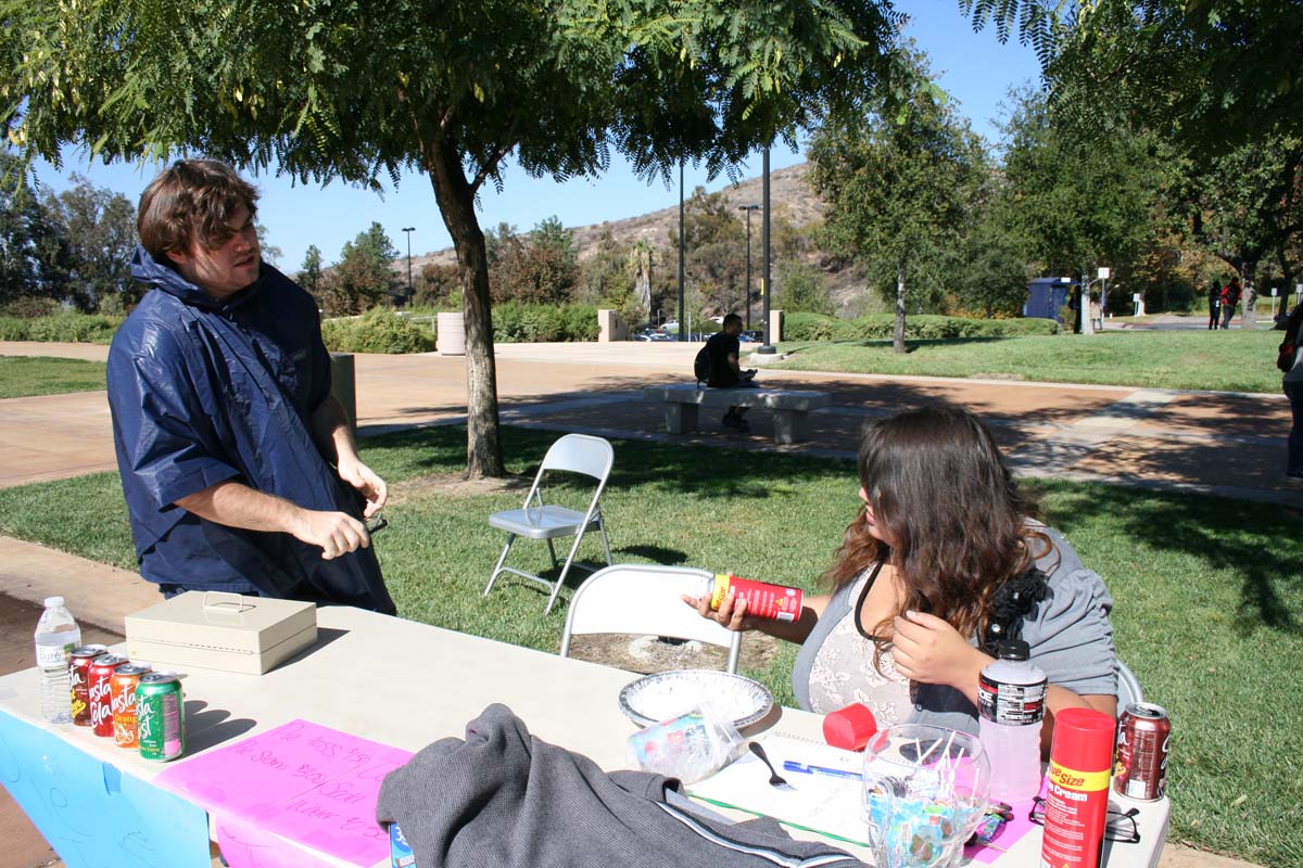 People enjoying Day of the Dead