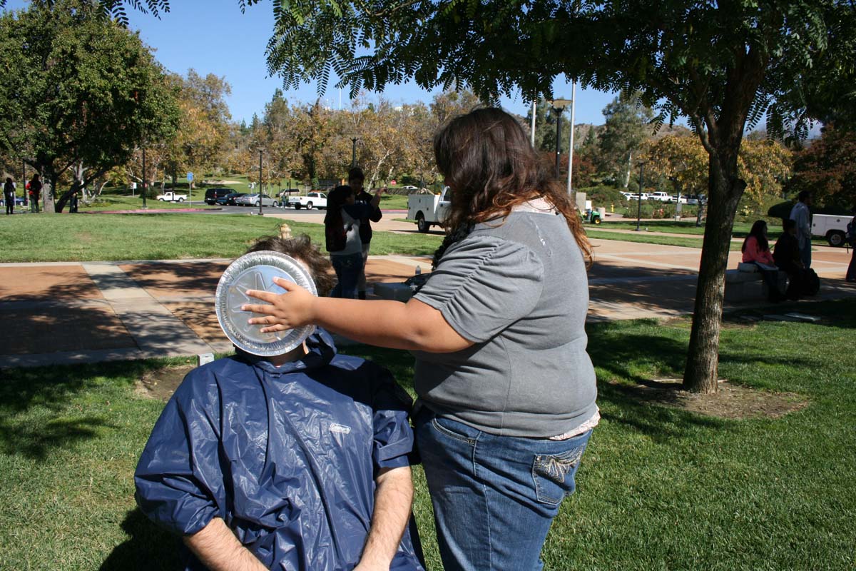 People enjoying Day of the Dead