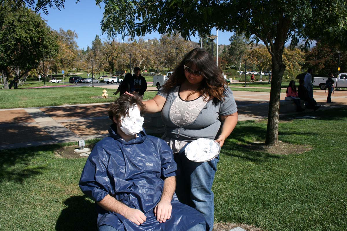 People enjoying Day of the Dead