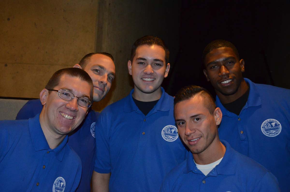 People at the EMT Graduation