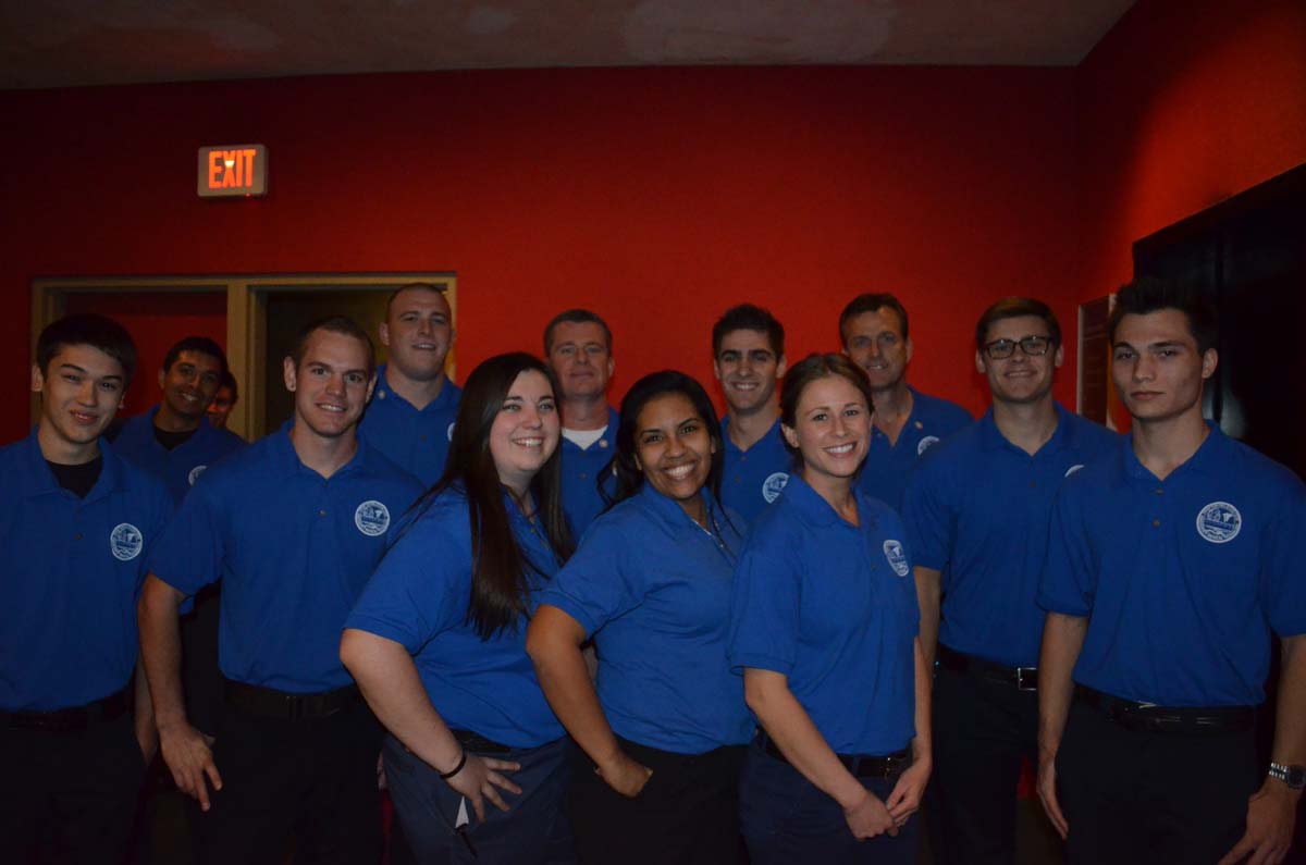 People at the EMT Graduation