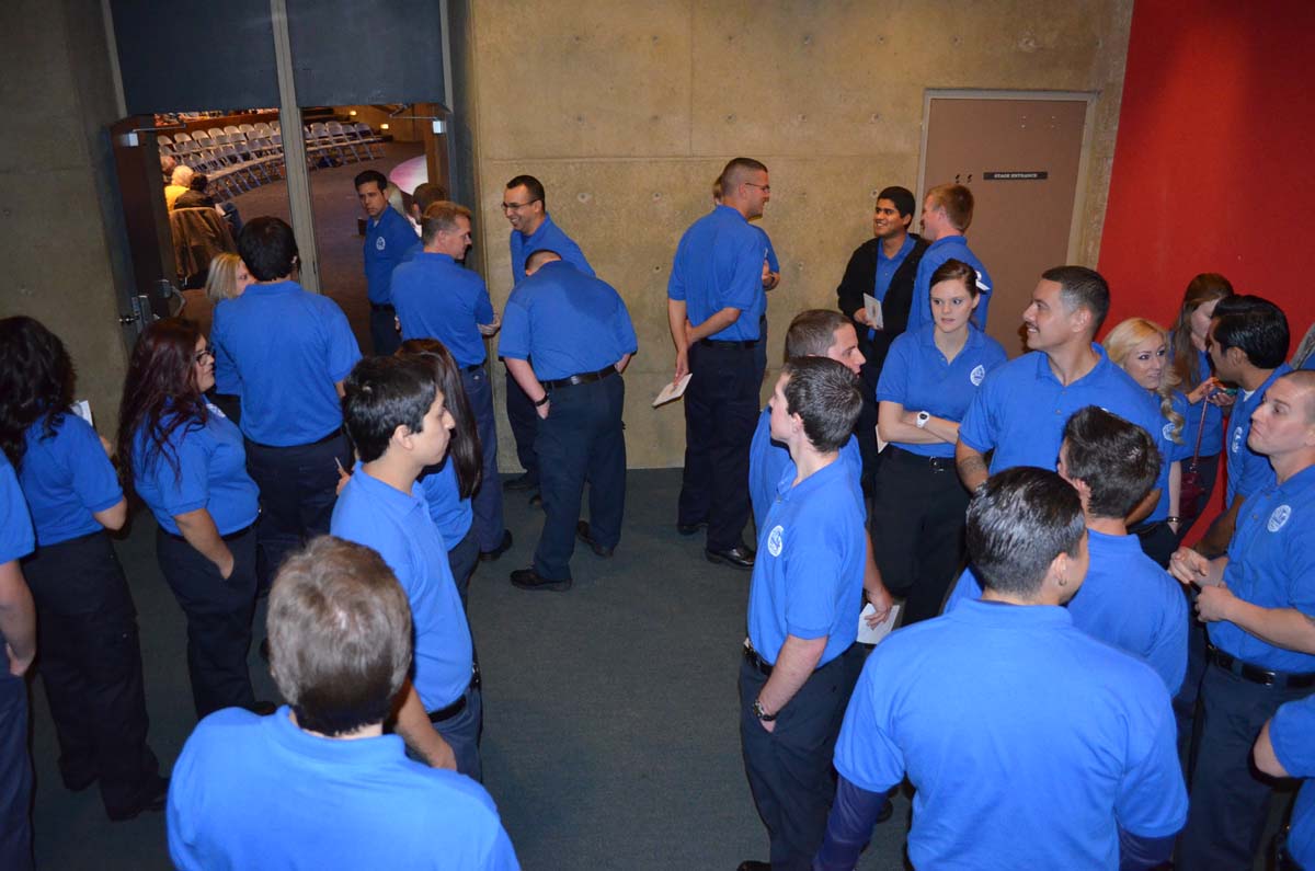 People at the EMT Graduation