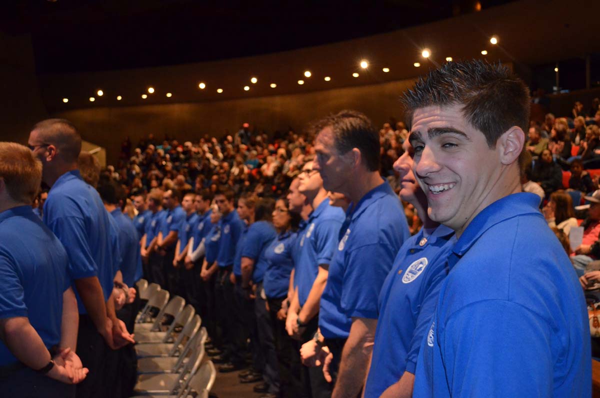 People at the EMT Graduation