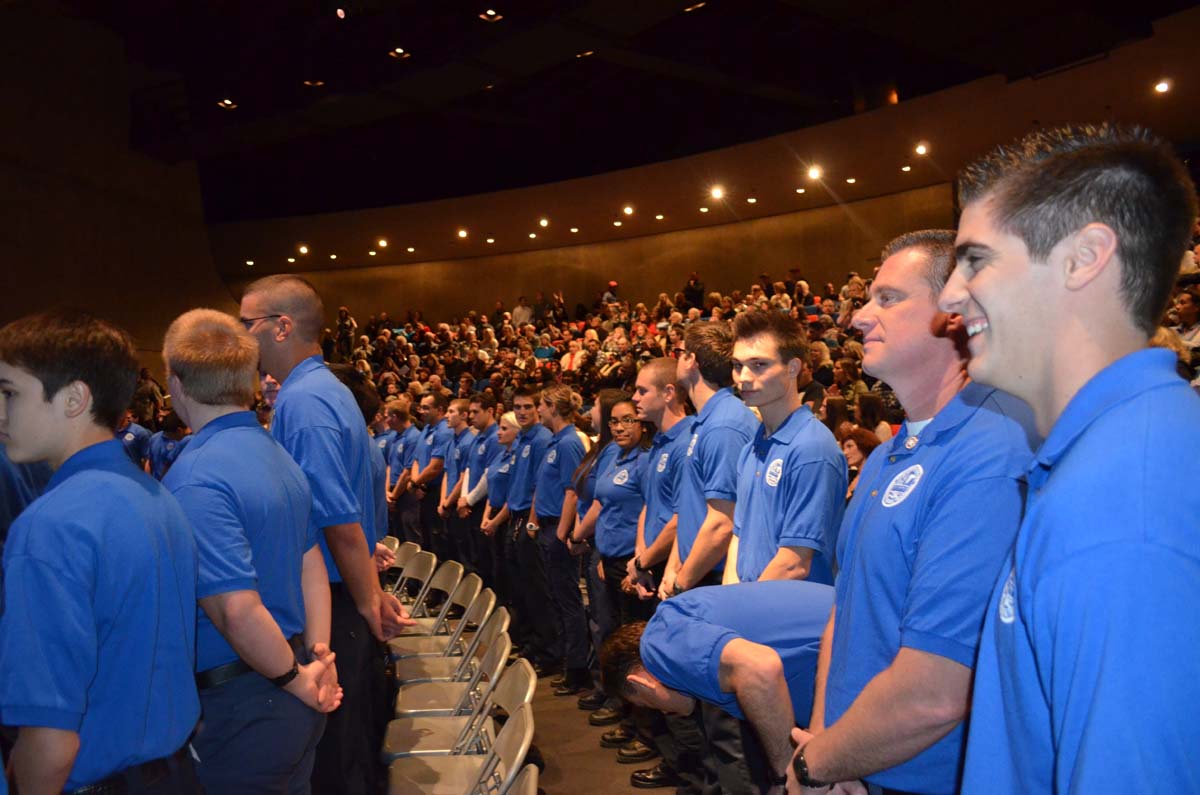 People at the EMT Graduation