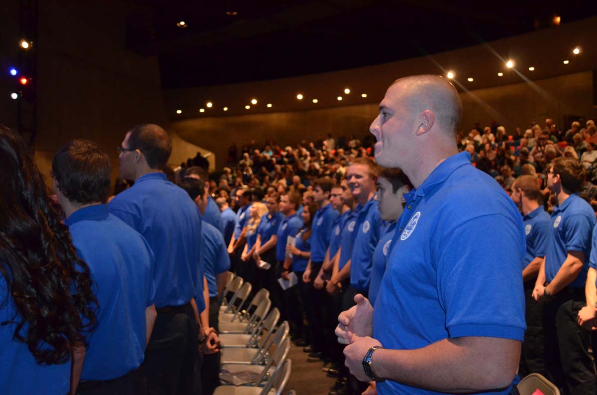 People at the EMT Graduation