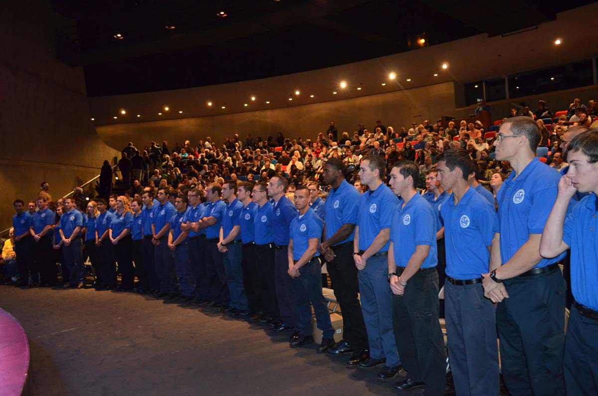 People at the EMT Graduation