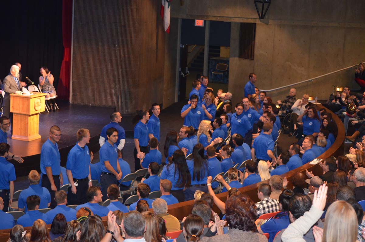 People at the EMT Graduation