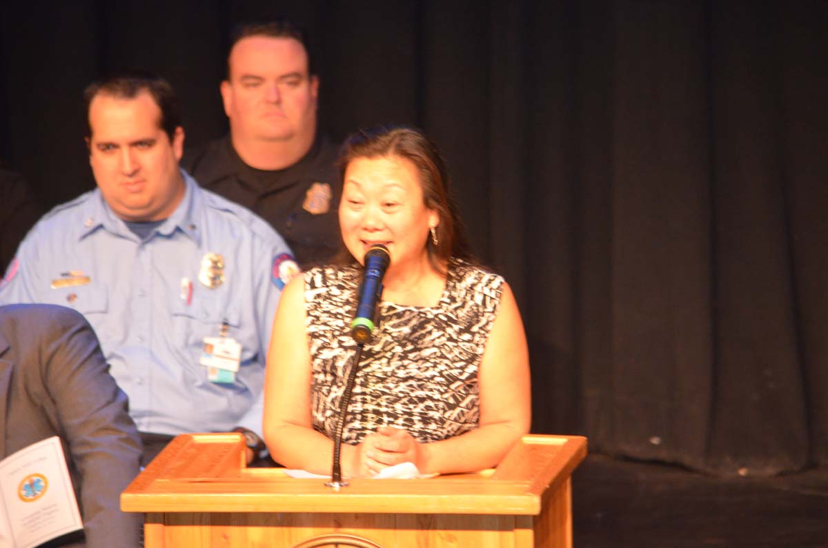 People at the EMT Graduation