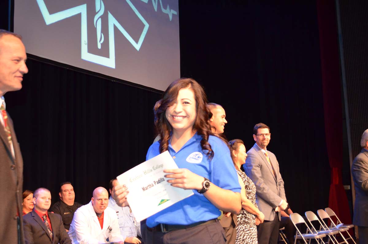 People at the EMT Graduation