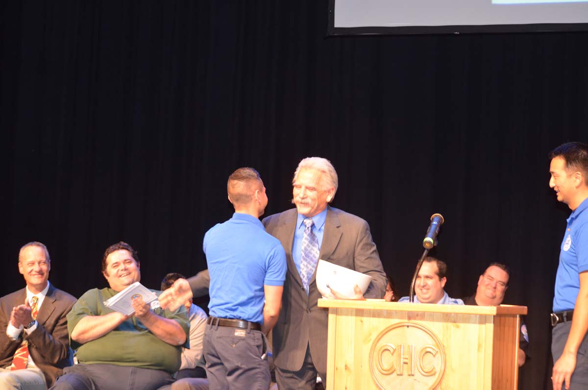 People at the EMT Graduation