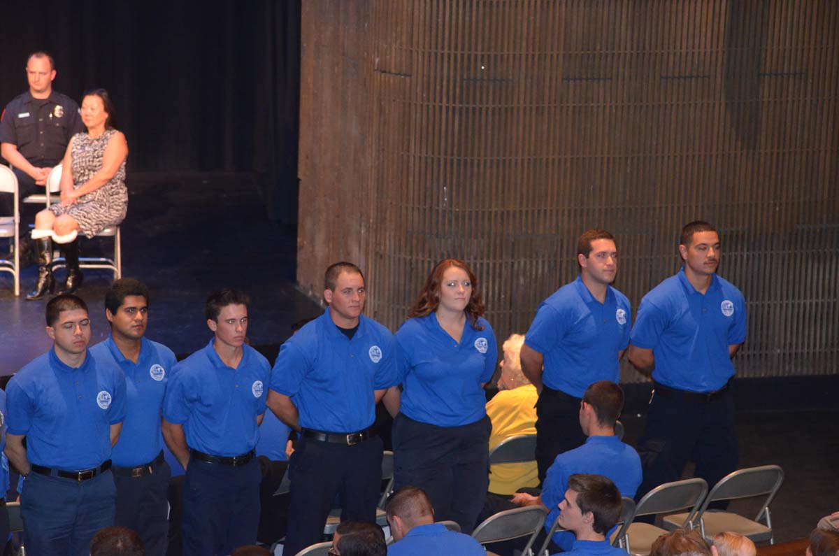 People at the EMT Graduation